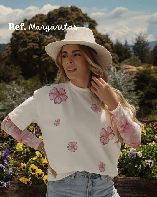 Camiseta Manga Corta Margarita