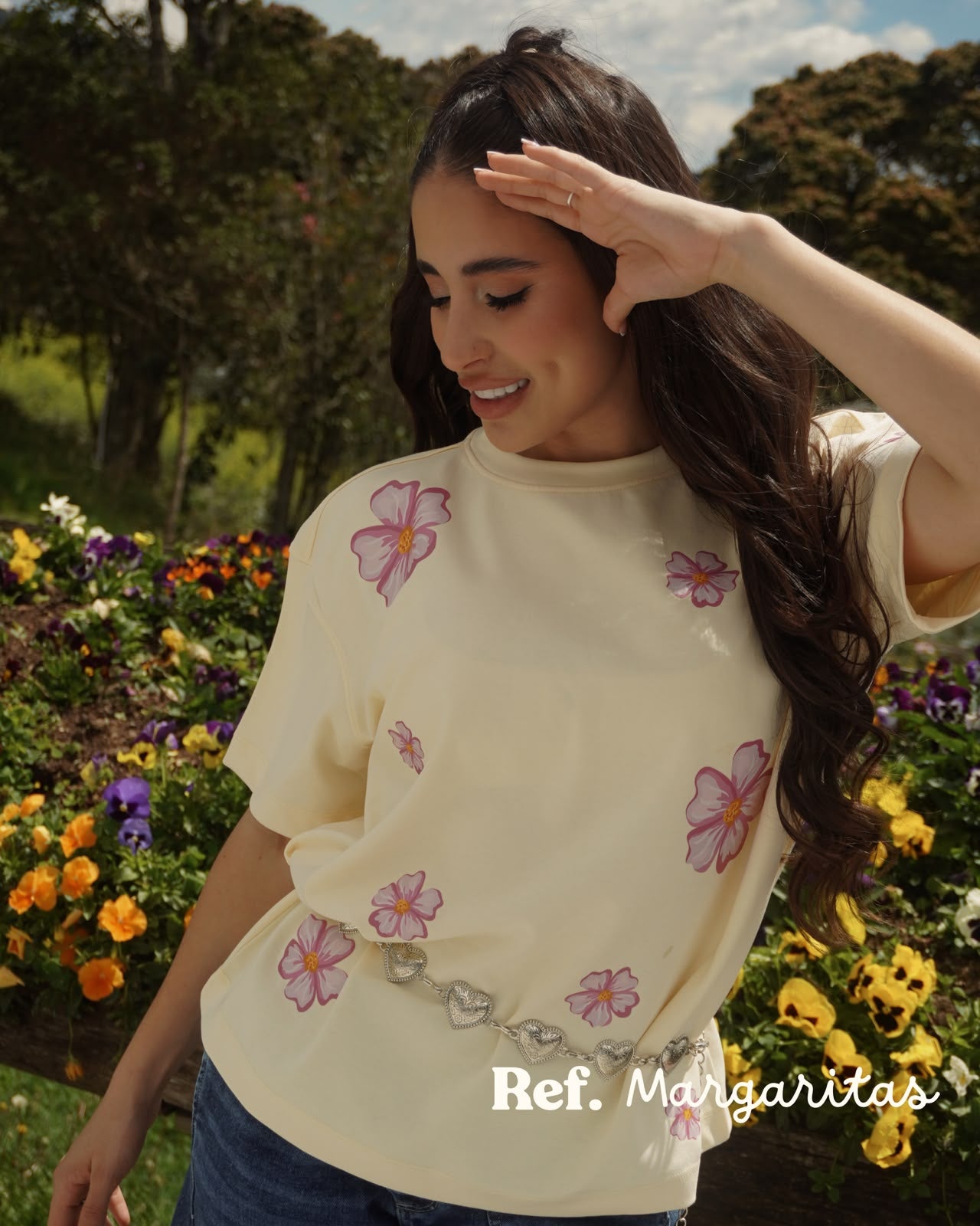 Camiseta Manga Corta Margarita