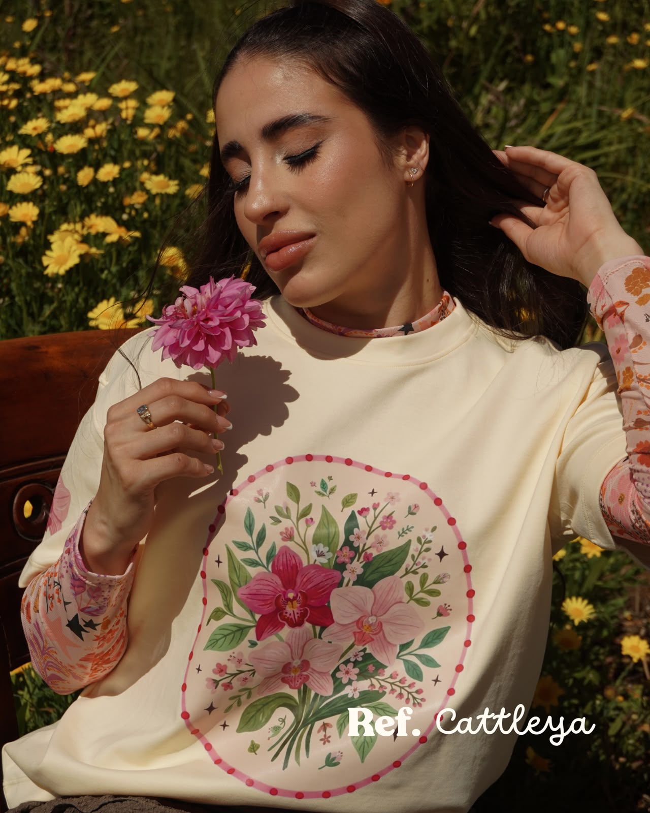 Camiseta Manga Corta Cattleya