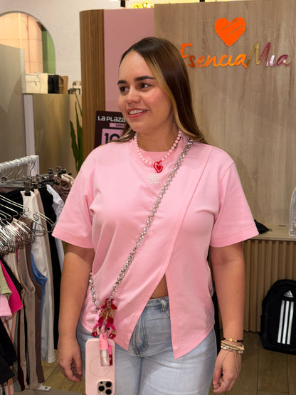 Camiseta con abertura adelante Ref.200