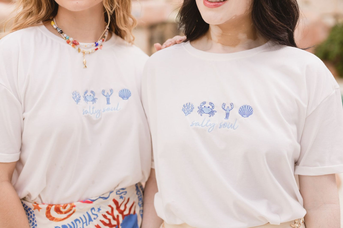 Camiseta Marea Infinita - Bordada