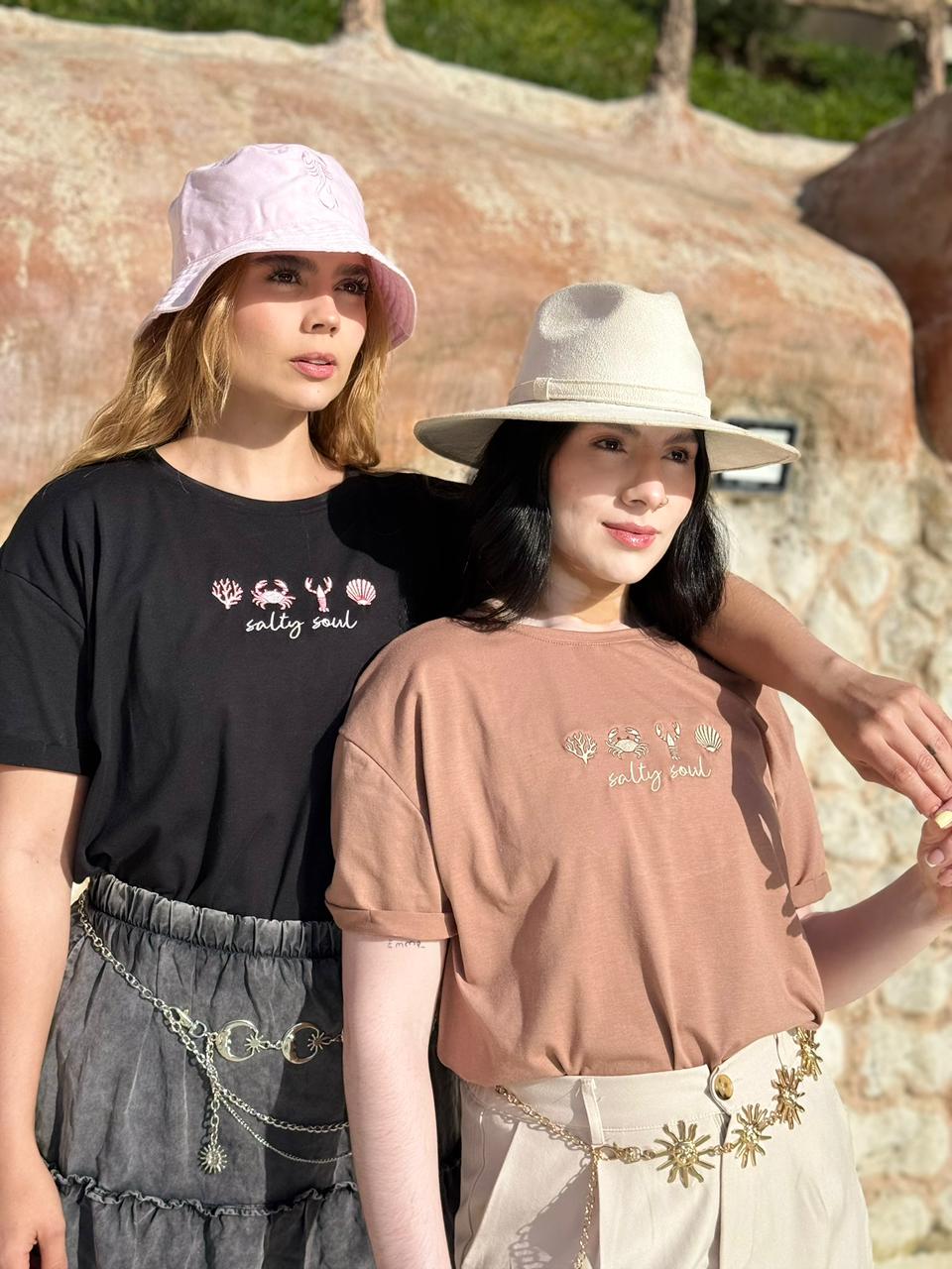 Camiseta Marea Infinita - Bordada