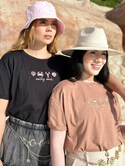 Camiseta Marea Infinita - Bordada