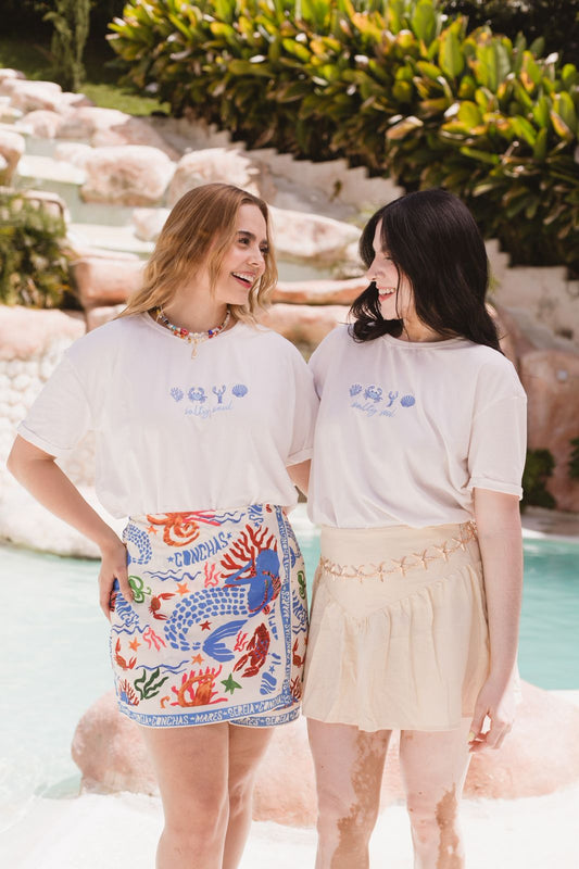 Camiseta Marea Infinita - Bordada