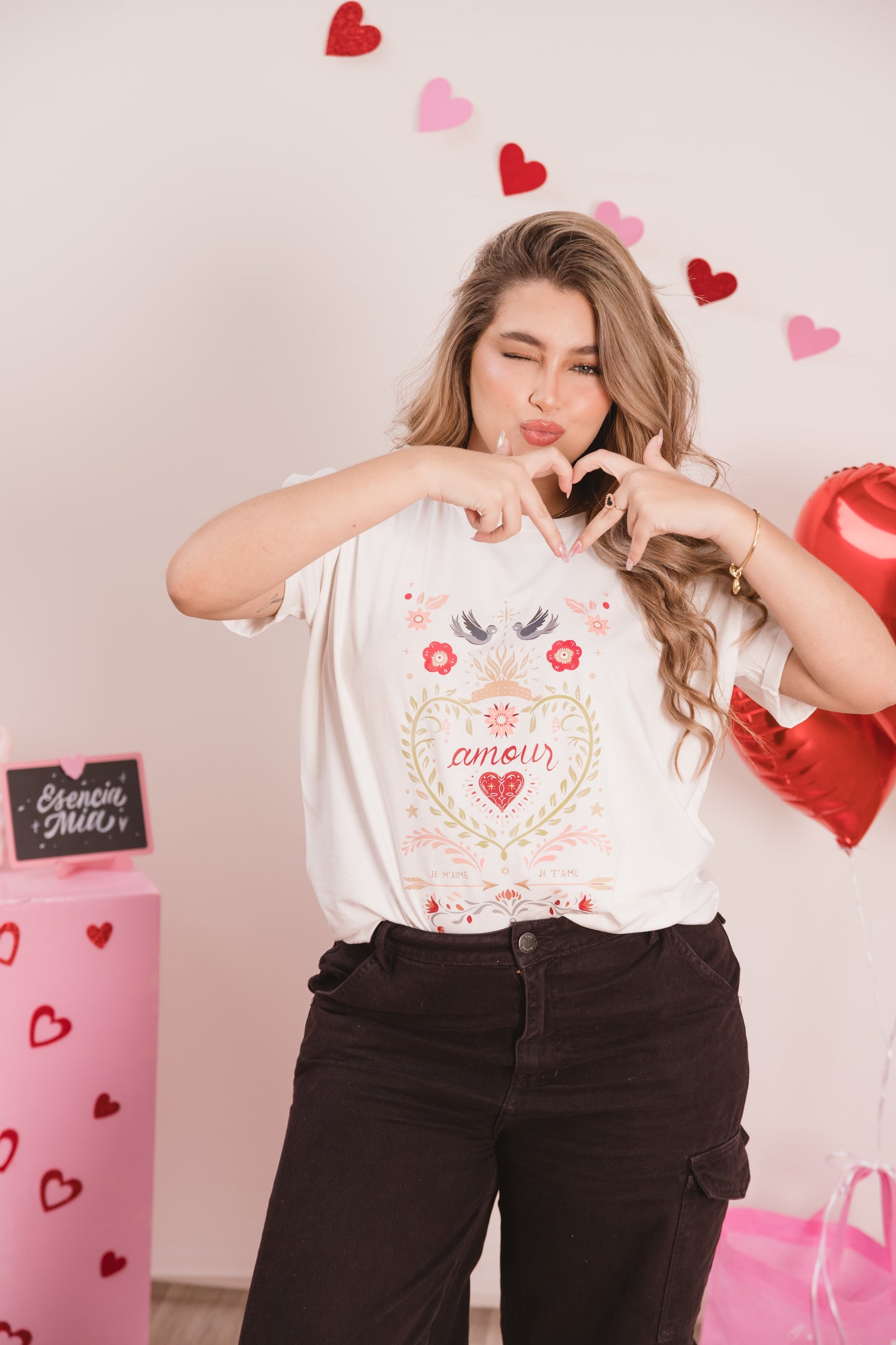Camiseta Pájaro amor