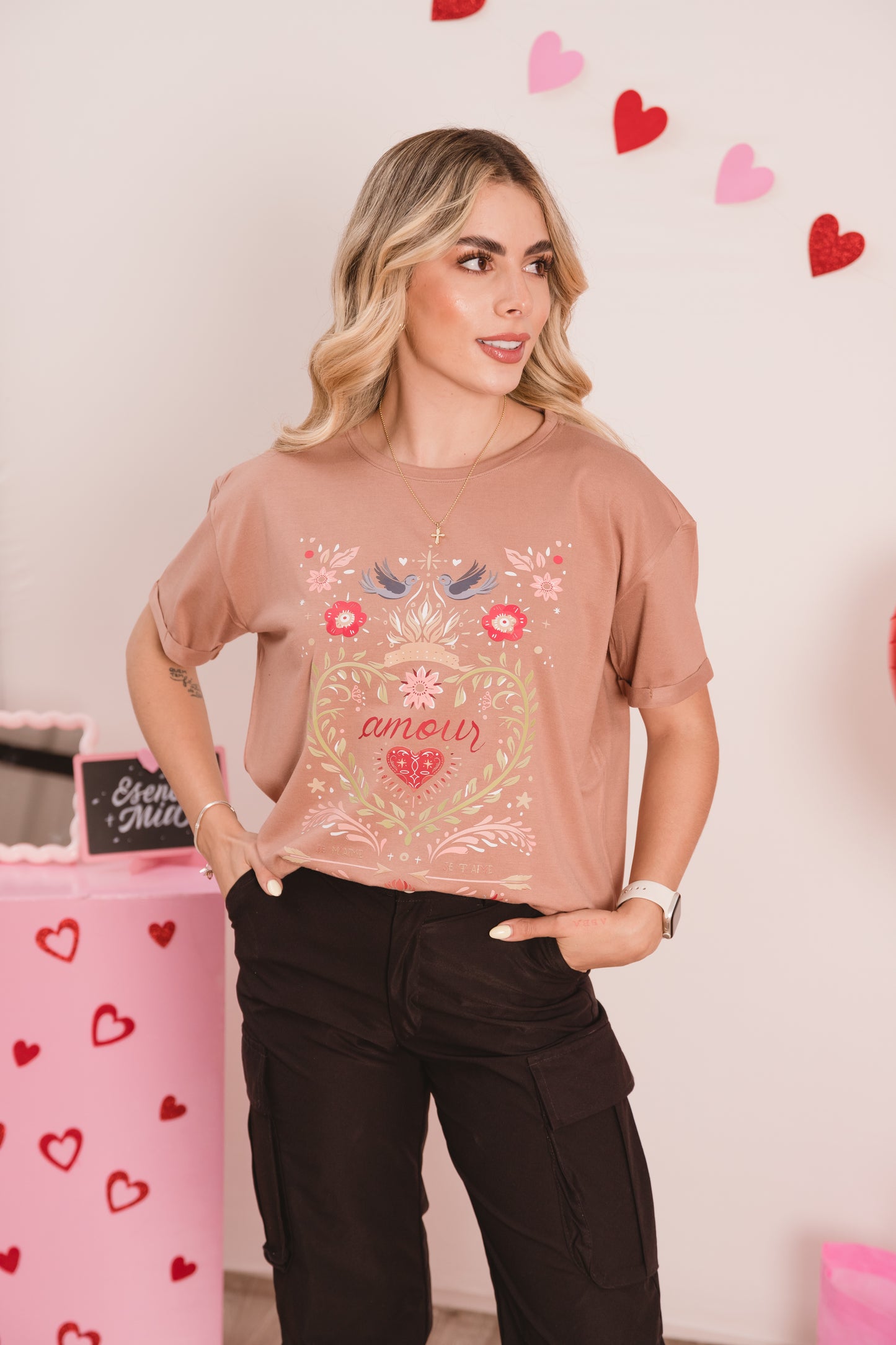 Camiseta Pájaro amor