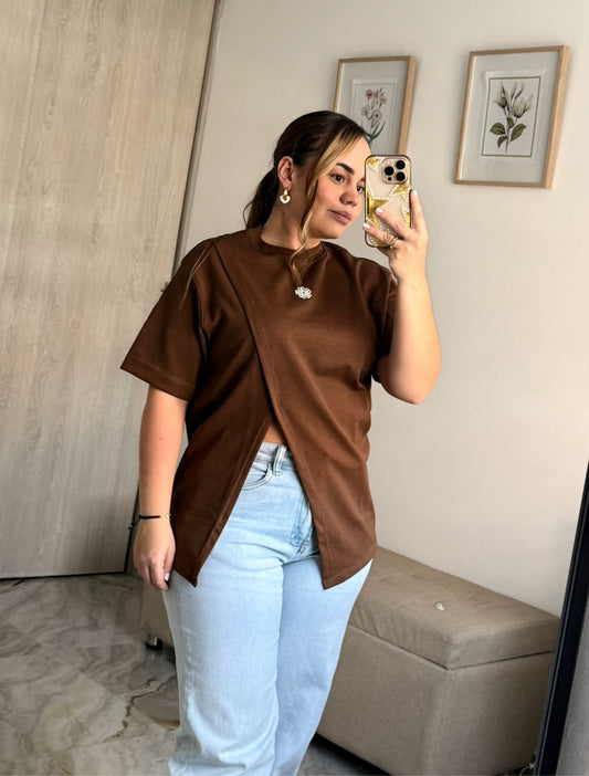 Camiseta abertura frente Ref.200