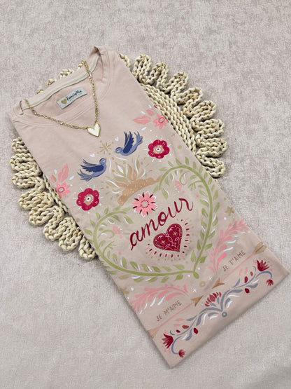 Camiseta Pájaro amor