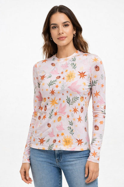 Buso en malla estampado-Ref. 168