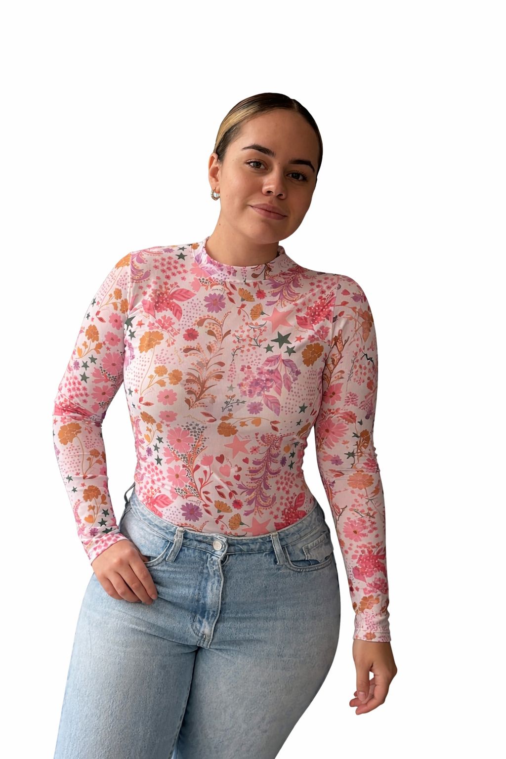 Buso en malla estampado-Ref. 168