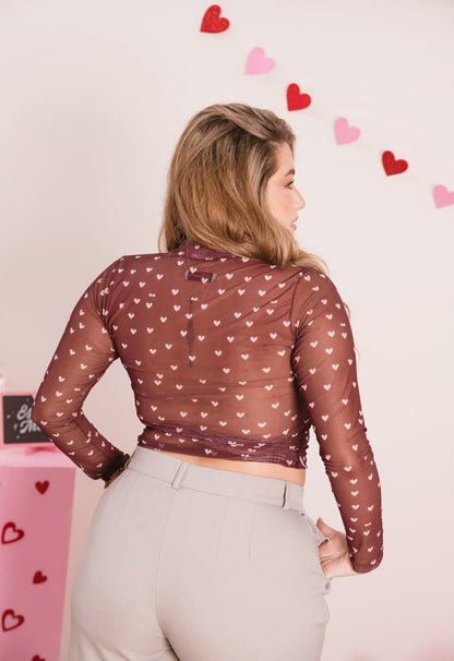 Buso en malla estampado-Ref. 168