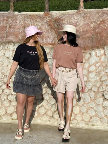 Camiseta Marea Infinita - Bordada