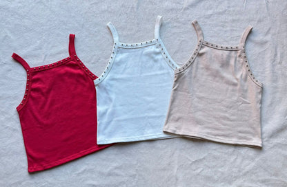 Top tiras rib piedras-Ref. 173 piedras