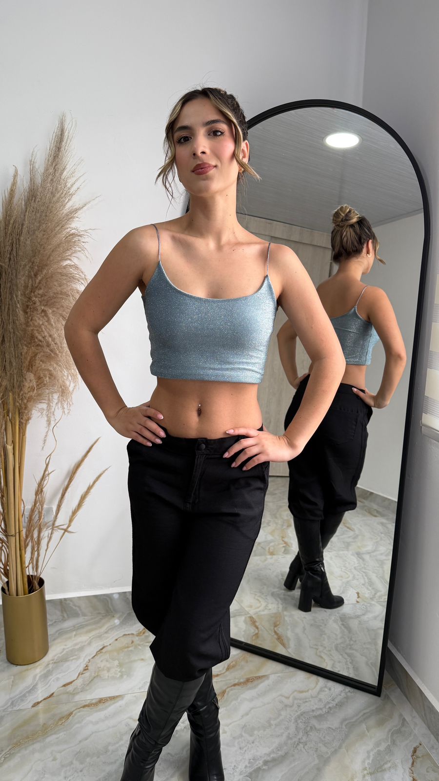 Top corto tiras Mirella Ref. 135